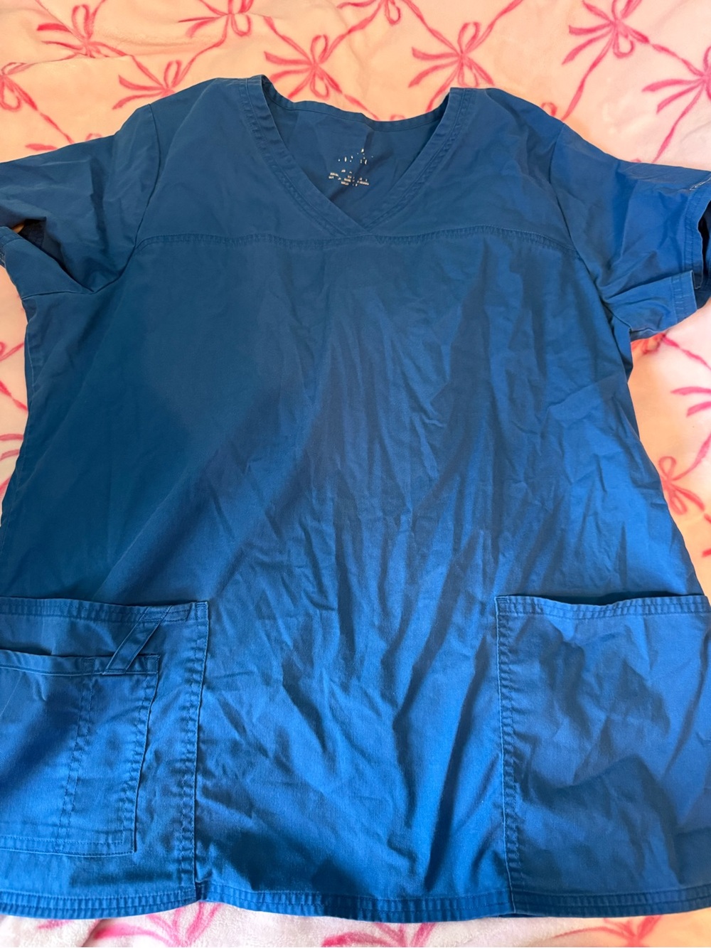 Women’s V-Neck Tunic Top in Royal Blue